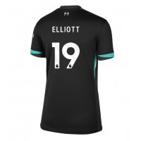 Camiseta Liverpool Harvey Elliott #19 Segunda Equipación Replica 2024-25 para mujer mangas cortas